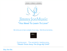 Tablet Screenshot of jimmyjonmusic.com